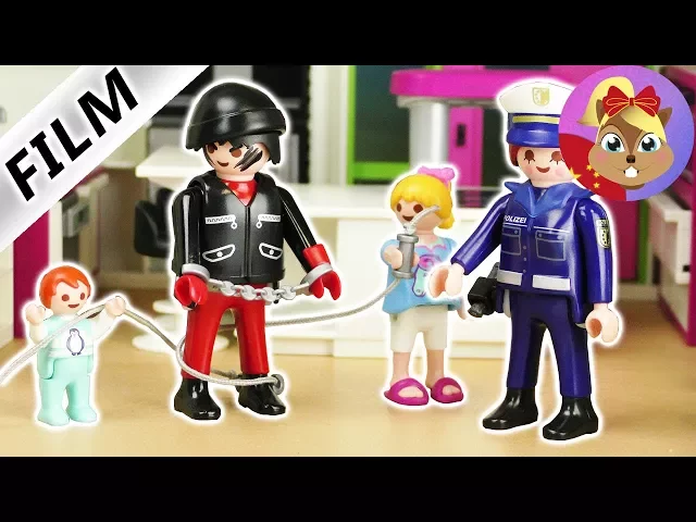摩比游戏 playmobil 玩偶影片 我的天 家里入室抢劫 小偷!怎么办